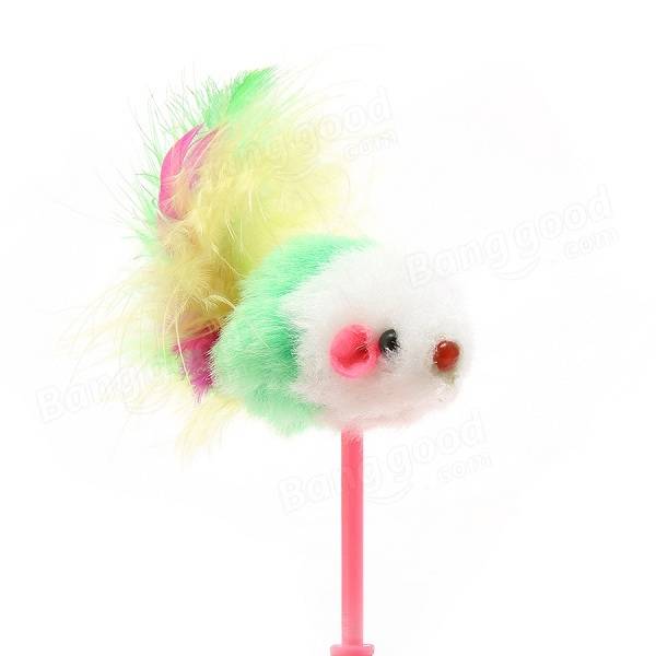 Interactive Cat Tumbler Toy Feather Toy Fluffy Mouse Crinkle Balls Cat Toys Pet Toys