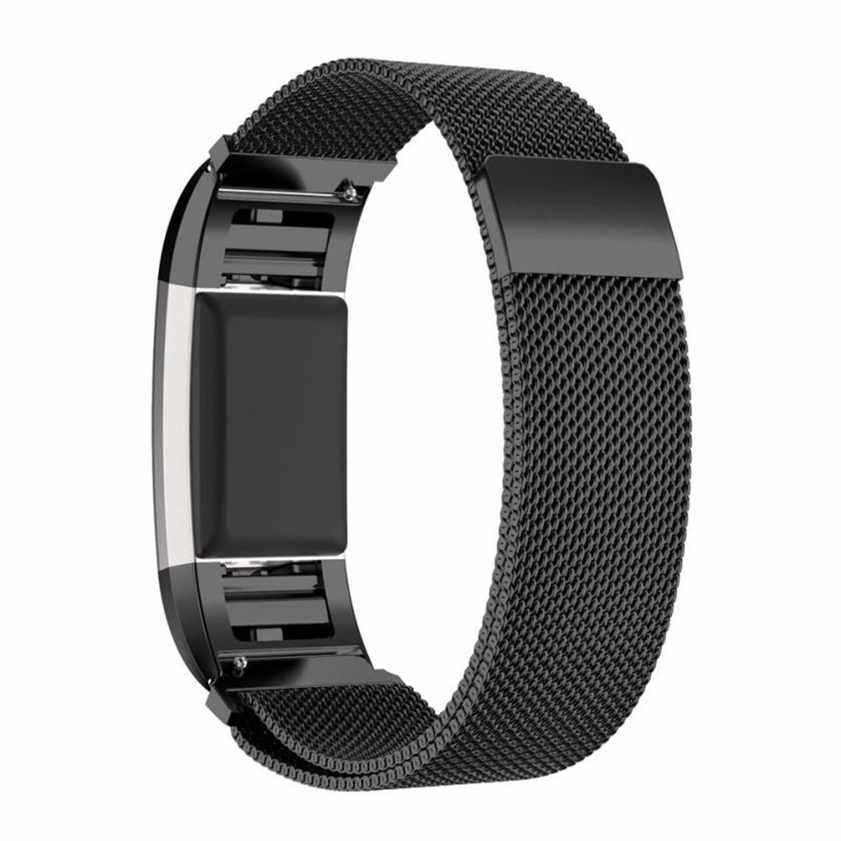 Replacement Magnetic Stainless Steel Wristband Strap For Fitbit Charge 2 Tracker