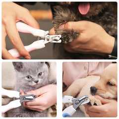 Pet Nail Clipper Stainless Steel Professional Trimmer For Dog Cat Grooming Tool