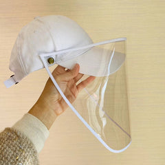 Fisherman Hat Clear Anti Droplets Dust-proof Water Resistant Face Cover Cap For Men Women