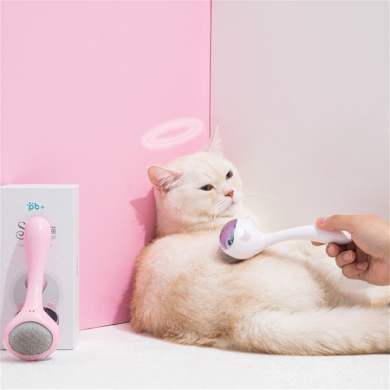 Pet Dog Cat Hair Removal Brush Space Cat Stainless Steel Dog Comb Grooming Tools Hair Shedding Trimmer Comb for Dogs Cats