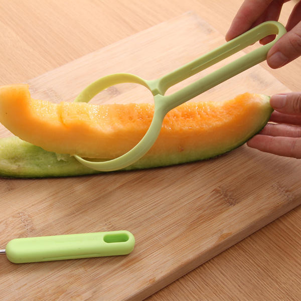 2Pcs/set Fruits Scoops Peeler Spoon Cutter Melons Dig Ball Kitchen Gadget