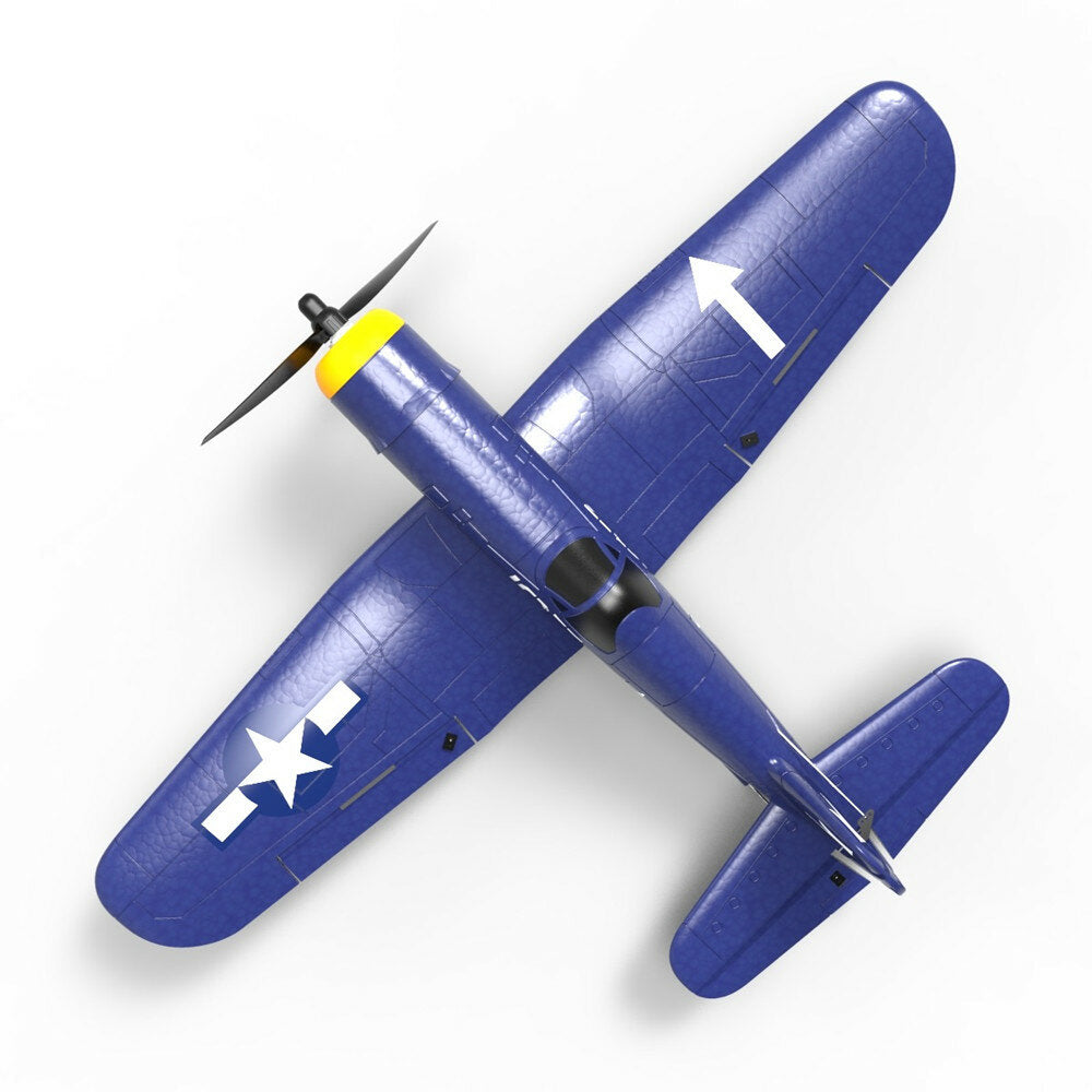 Three batteries Mini F4U EPP 400mm Wingspan 2.4G 6-Axis Gyro One Key Return Aerobatic Indoor RC Airplane Trainer Fixed Wing RTF for Beginner