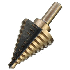 1/4 to 1-3/8 Inch HSS Cobalt Step Drill Bit Universal Shank Multiple Hole