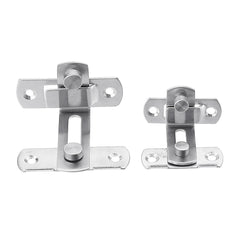 90 Degree Buckle Bolt Barn Door Lock Latch Hasp Sliding Door Buckle for Toilet Doors and Windows