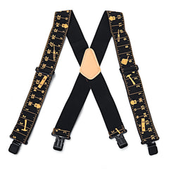 2inch Wide Adjustable Ruler Heavy Duty Belt Tool Braces Suspender for Pouch