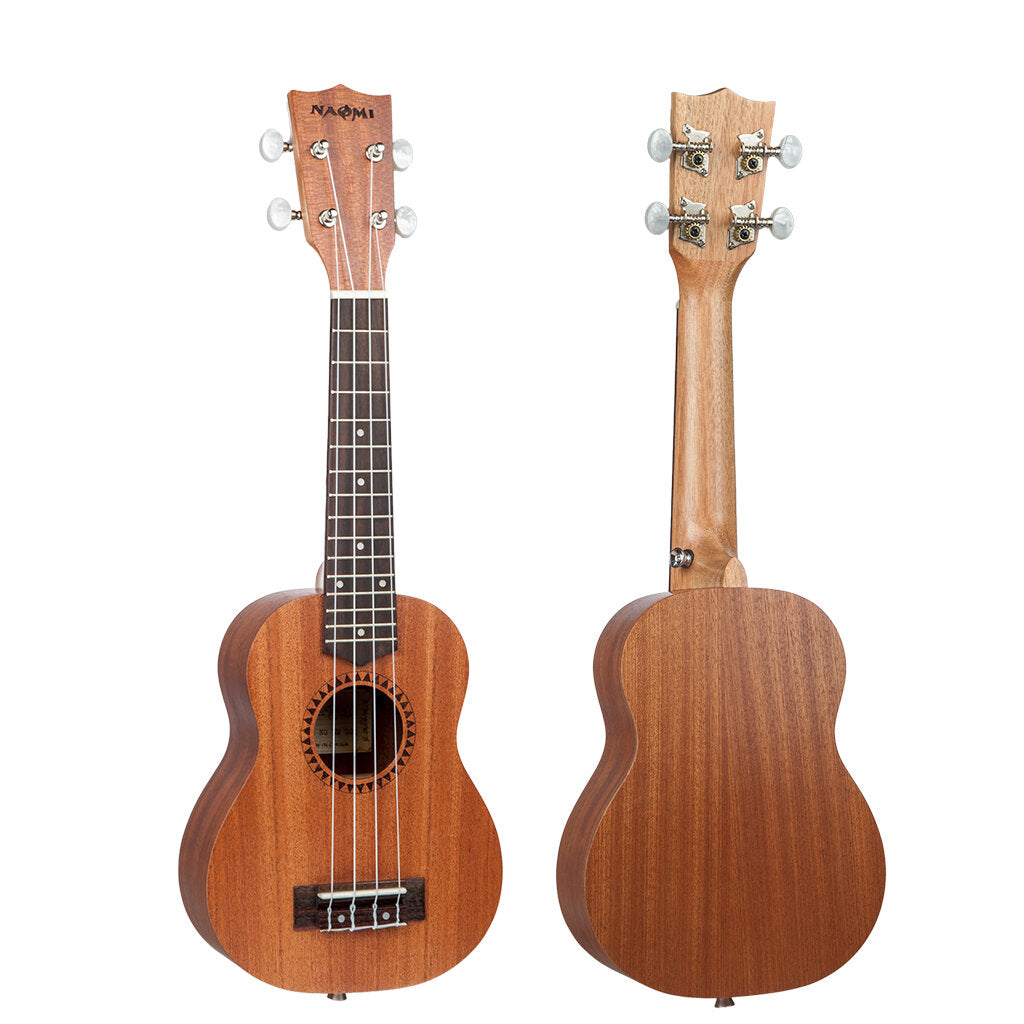 Ukulele Sapele Mahogany Ukulele 21'' SopranoTenor Ukulele Acoustic Guitar