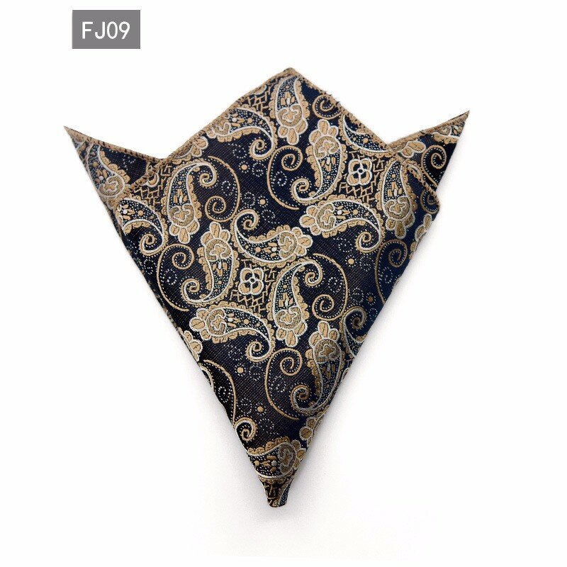 Fashion Handkerchief for Men Suit Western Style Dot Men Paisley Pocket Square Tie Handkerchiefs