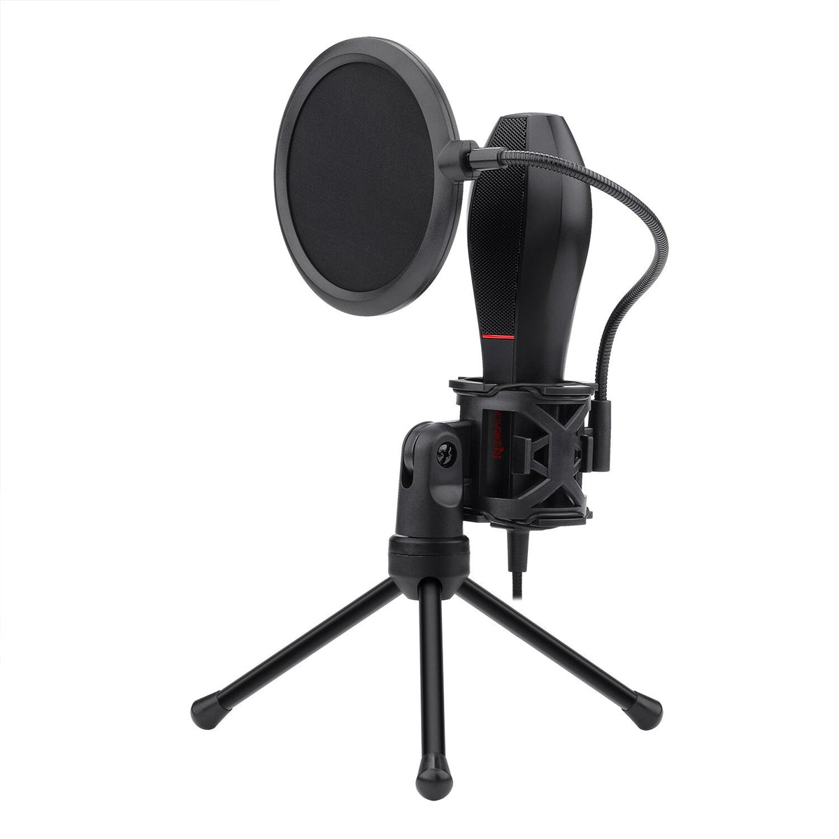 USB Condenser Recording Microphone Omnidirectional Studio Vocals Voice Mic with Tripod for Computer