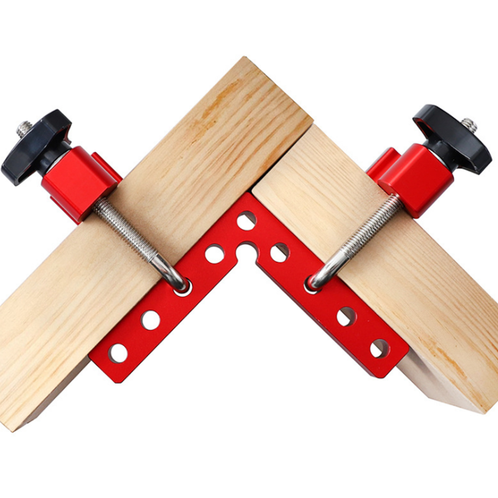 2-Pack Woodworking Clamping Squares, L-Shaped Carpenter Splicing Tools