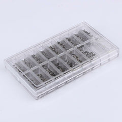 1000PCS Glasses Sunglasses Spectacles Watch Tiny Screws Nut Assortment Repair Tool Kit Stainless Steel Small Screws Assortment Set