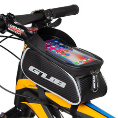 1.2L Bicycle Top Tube Bag Waterproof Bike Frame Bag Below 6.6inch Phone Bag MTB Cycling Bag Supports