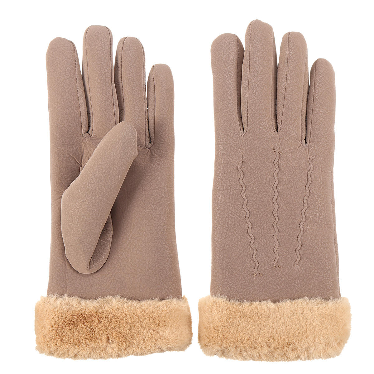 Women Gloves Velvet Keep Warm Touch Screen Windproof Winter Wool Mittens Glove