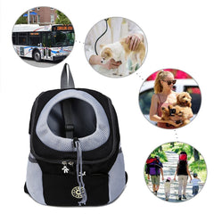 Pet Dog Shoulder Bag Small Dog Travel Mesh Backpack Breathable Portable Outbound Travel Pet Bag