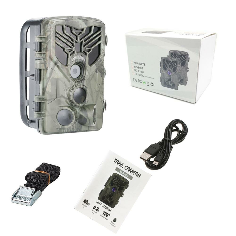 HD 44 LEDs Waterproof Hunting Trail Track Camera 0.3s Trigger Time 16MP 1080P