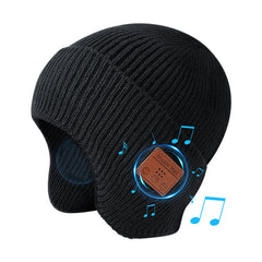 Ear-Covered bluetooth Music Hat Headset Binaural HIFI Stereo Headphone Ca Speaker with Mic