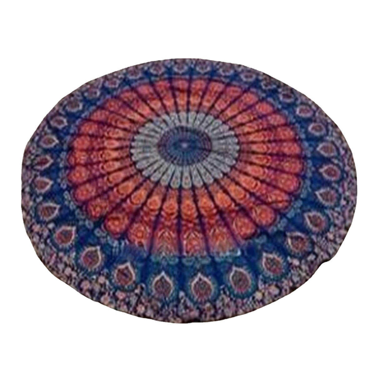 150cm Bohemian Thin Chiffon Beach Towel Mat Mandala Round Silk Scarf Bed Sheet Tapestry