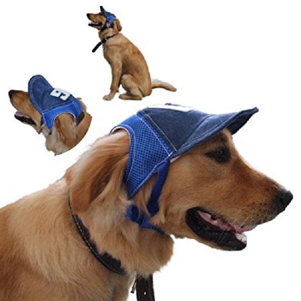 Adjustable Pet Hat Outdoor Travel Baseball Hat Sun Protective Dog Hat Summer Pet Hat