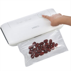 130W Multi-function Food Vacuum Sealer Automatic/Manual Vacuum Sealing Machine with Cutter and Replaceable Sealing Strip