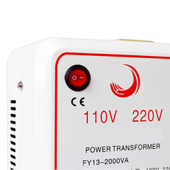 1pc AC 110V to 220V Inverter Charger Voltage Transformer Voltage Converter 2000W Adapter Pure Copper Coil