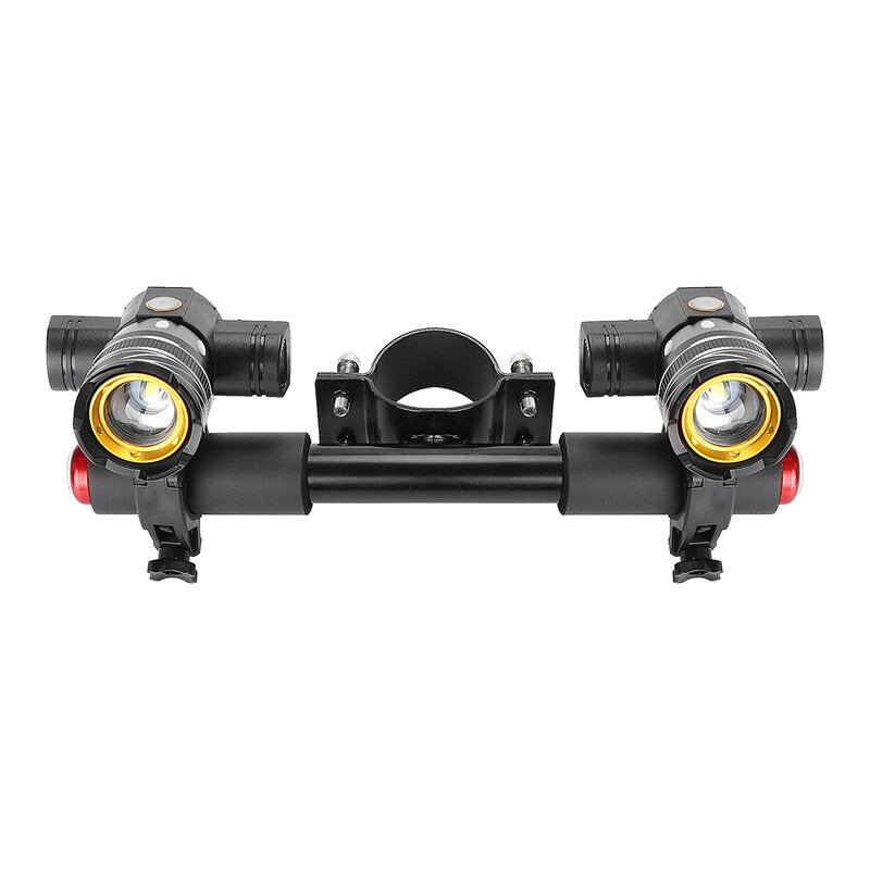 Scooter Lighting Headlight with Kids Armrest T6 USB Rechargeable LED Light for Scooter M365/G30