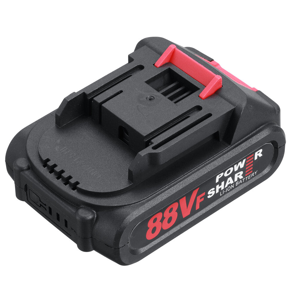 Upgrade 4in 88VF 1500W 2500mAh Mini Electric Chain Saw Battery Indicator Rechargeable Woodworking Tool