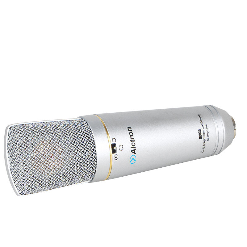 Microphone Audio Condenser Mic Professional Studio Shock Mount for Live Broadcast Singing