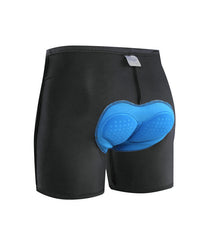 Outdoor Men's Quick Dry Breathable Shock Absorption Sport Riding Bike Shorts with Padded Seat Cushion