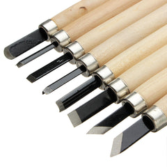 3/8/12Pcs Wood Carving Chisels Cutter Craft Hand wood working Tools For Sculpture Engraving