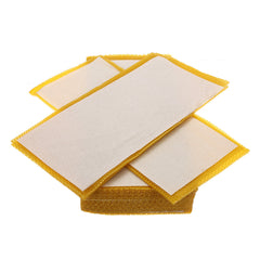 30Pcs Beehive Brood Box Wired Wax Foundation Honeycomb Sheets Beekeeping Tools