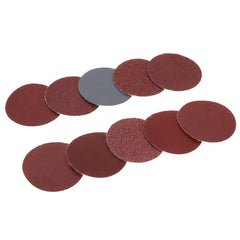 102Pcs 1 Inch Hook and Loop Sanding Disc 80-3000 Grit Sandpaper Abrasive Paper with 1/8'' Shank Adapter for Polishing