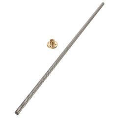 100/200/300/400/600mm 12mm Lead Screw 8mm Lead CNC Parts