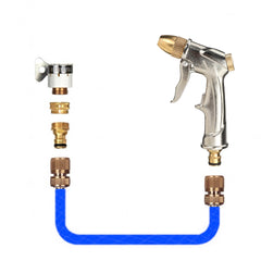 High Pressure Brass Washer Misting Spray Nozzle Water Adapter Connector Hose Pipe Connectors