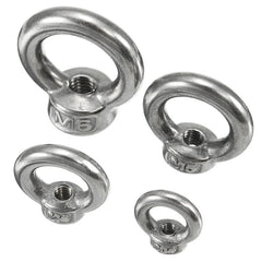 M3 M4 M5 M6 Ring Shape Lifting Eye Nut Female 304 Stainless Steel Eye Nut