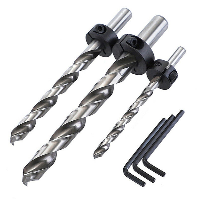 HSS Imperial Twist Bevel Drill Bit with Limited Ring and Hex Wrench