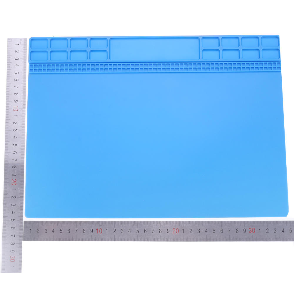35x25cm Magnetic Heat Resistant Silicone Pad Desk Mat Maintenance Platform Heat Insulation BGA Soldering Repair Station