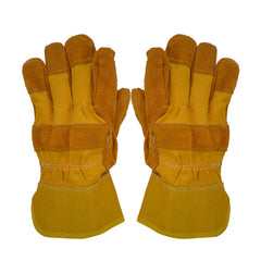 Cowhide Leather Welding Gloves Wearproof Cut-Resistant Anti-stab Security Protection Fitness