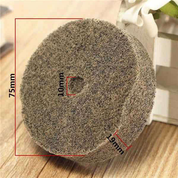 3 Inch 75mm Nylon Fiber Polisher Buffing Pad Wheel Polishing Wheel