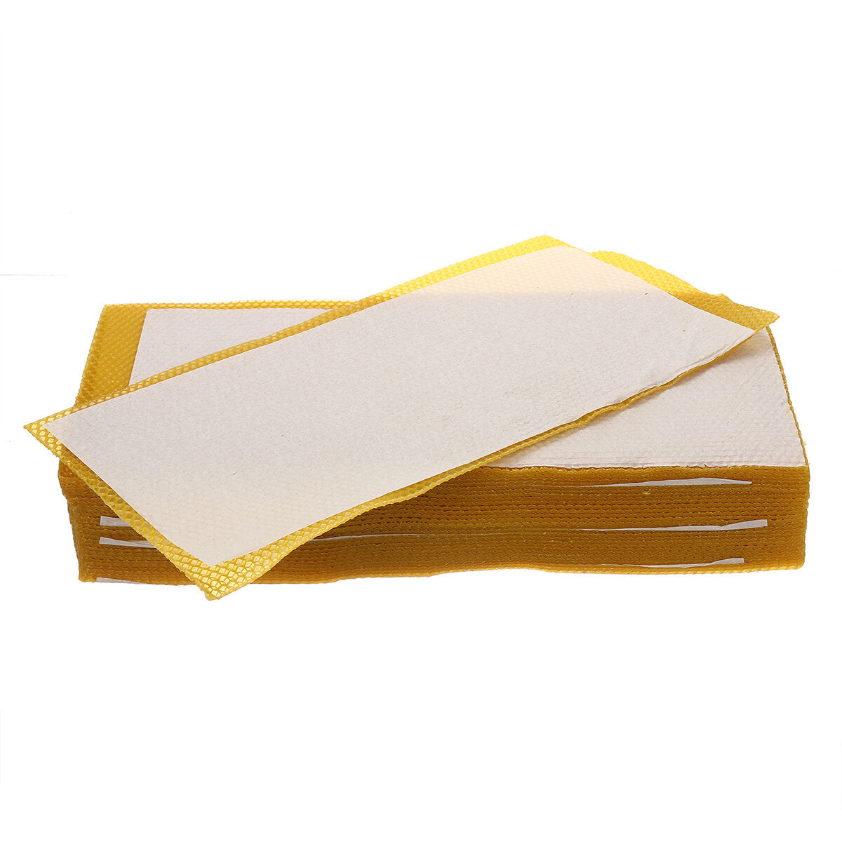 30Pcs Beehive Brood Box Wired Wax Foundation Honeycomb Sheets Beekeeping Tools