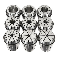 9pcs 2-20mm Precision Spring Collet for CNC Milling Lathe Tool