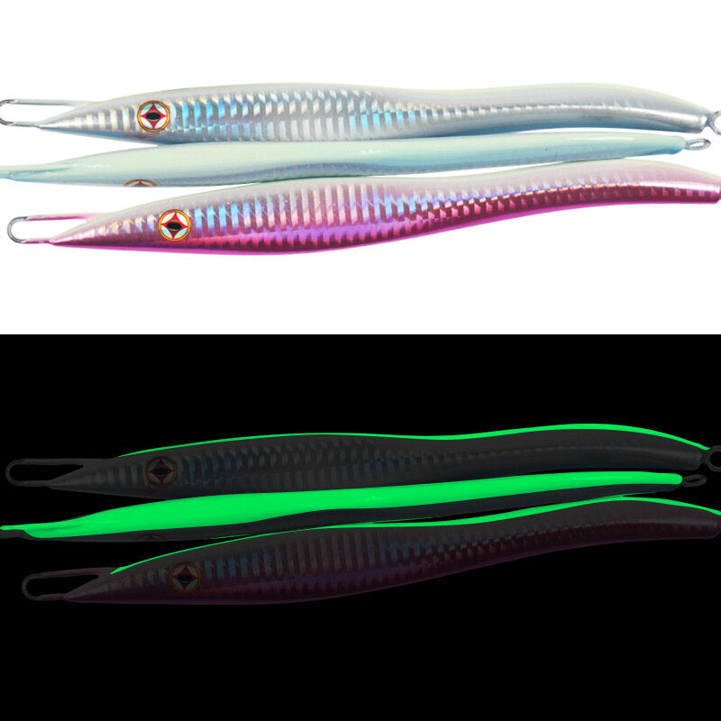 1 pc 21cm 250g Fishing Lures Luminous Artificial Hard Fishing Hooks Rotation Bait Fishing Tackle