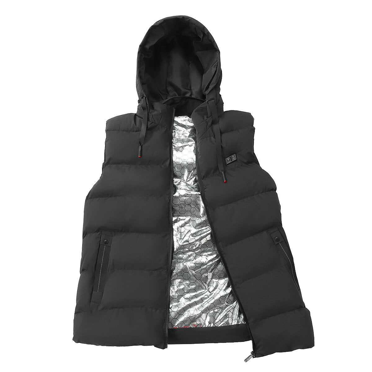 11 Heating Zones Vest Warm Winter Men Women Electric USB Jacket Heated Thermal Coat