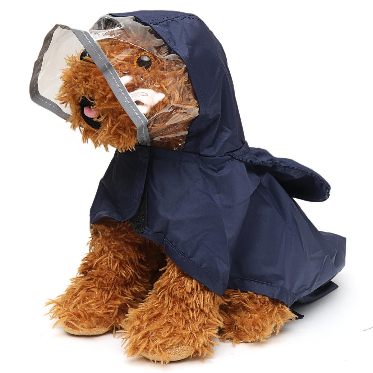 S/M Waterproof Dog Pet Raincoat Portable Raining Jacket Clothes