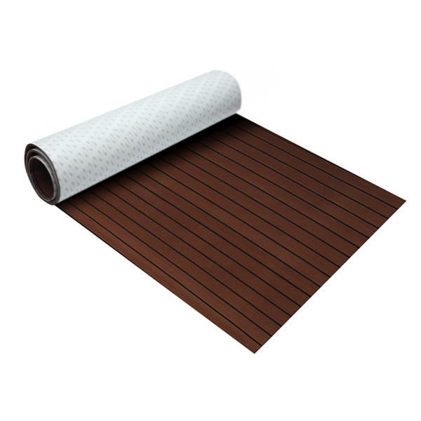 2000x900x6mm EVA Foam Faux Teak Sheet Boat Yacht Synthetic Teak Decking