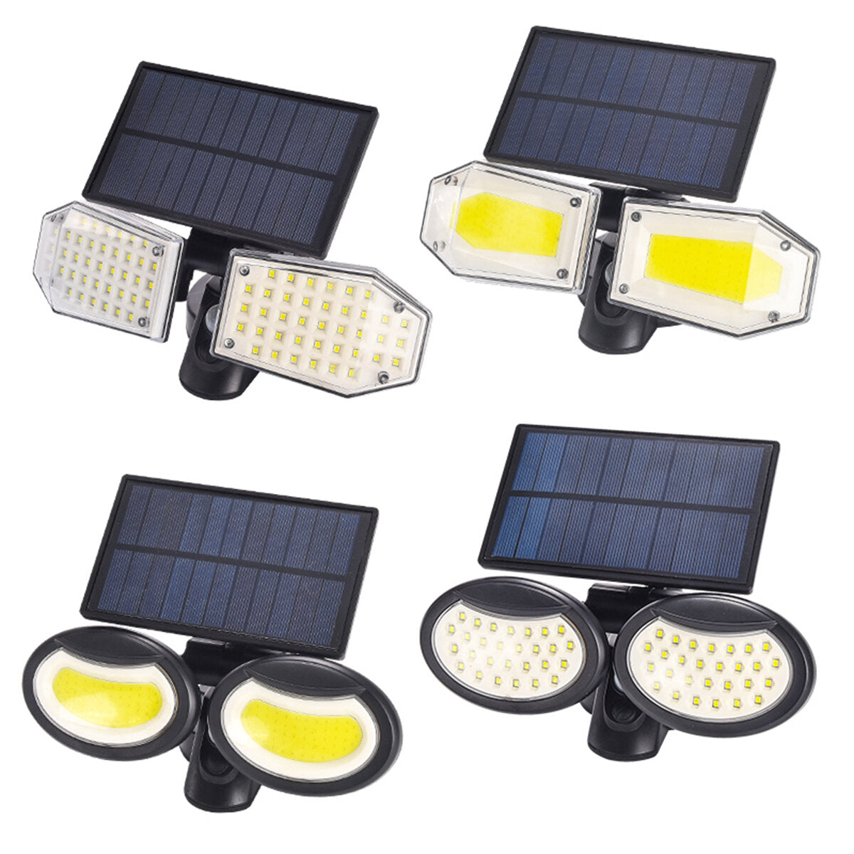 LED COB PIR Motion Sensor Solar Light Waterproof Three Modes Garden Security Wall Lamp for Outdoor