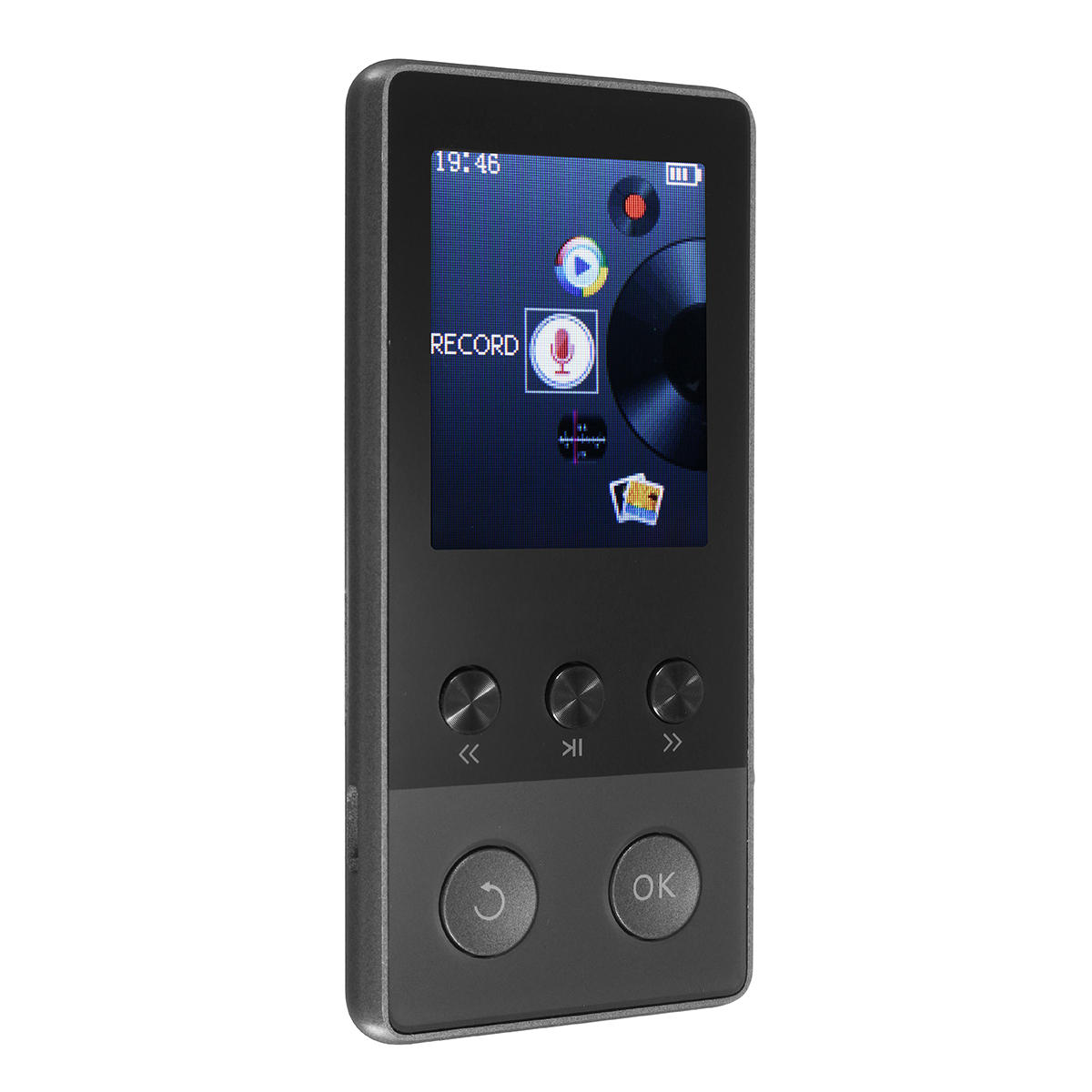 1.8 Inch 8GB 250 Hours Portable MP3 Lossless Music Player FM/TF Pedometer Function