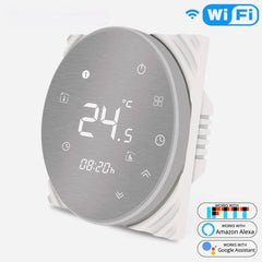 WiFi Smart Thermostat Water/Electric Floor Heating Water/Gas Boiler Temperature Controller Smart Life/Tuya Weekly Programmable Works with Alexa Google home
