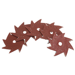 10Pcs 80/120/180/240/320 Grit Octagonal Abrasive Sandpaper Double Layer Sanding Buffing Tool