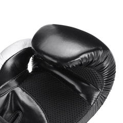 1 Pair Adult Boxing Gloves Professional Mesh Breathable PU Leather Gloves Sanda Boxing Training Accessories