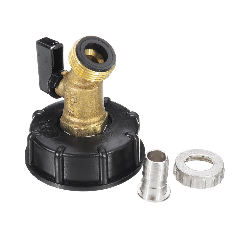 Ton Barrel Water Tank Connector Garden Tap Hose Barb Thread Faucet Fitting Tool Adapter Outlet Type Quick